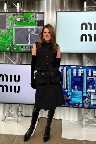 Anna Dello Russo Miu Miu Show March 7, 2023