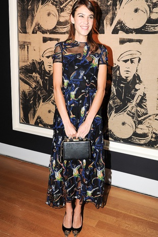 Alexa Chung Dinner For Valentino Garavani New Book November 8, 2014