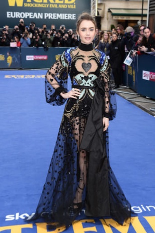 Lily Collins Extremely Wicked, Shockingly Evil and Vile European Premiere April 24, 2019