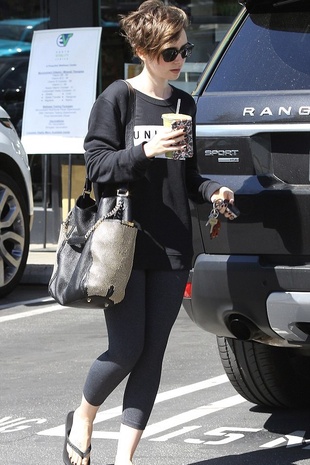 Lily Collins West Hollywood April 27, 2015