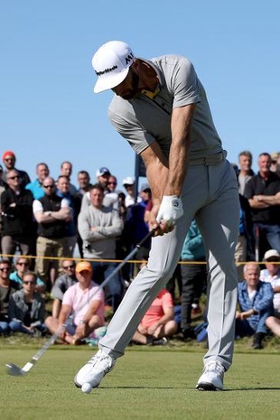 Dustin Johnson 146th Open Championship Round One at Royal Birkdale in Southport, England July 20, 2017