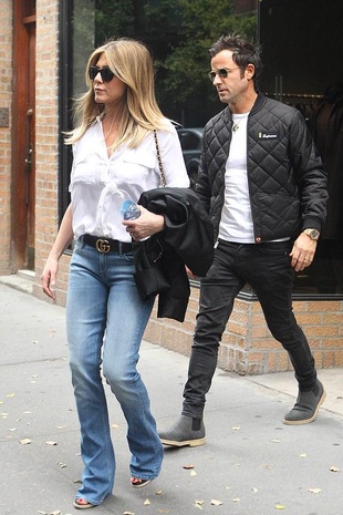 Jennifer Aniston with Justin Theroux September 28, 2016