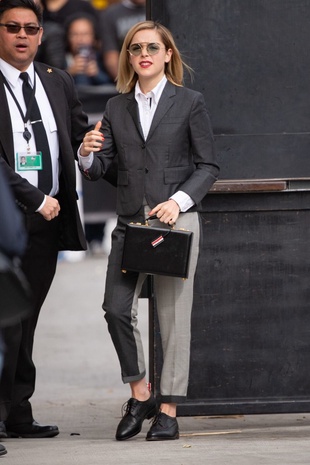 Kiernan Shipka Outside Jimmy Kimmel Live April 11, 2019