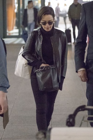 Emilia Clarke Heathrow Airport April 7, 2019