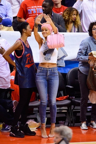 Rihanna LA Clippers Basketball Game May 15, 2014