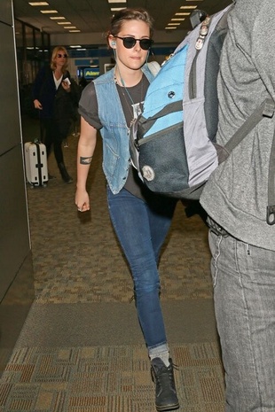 Kristen Stewart Burbank Airport January 16, 2014