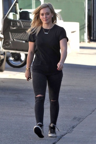 Hilary Duff Beverly Hills December 27, 2014