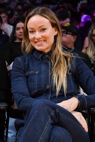 Olivia Wilde Los Angeles Lakers Game November 12, 2023