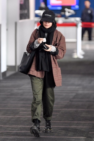 Vanessa Hudgens LAX Airport February 26, 2019