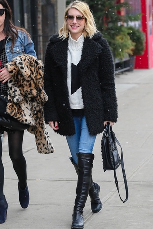 Emma Roberts New York City February 12, 2015