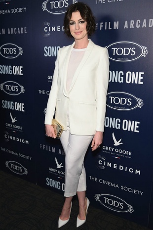 Anne Hathaway Song One New York Premiere January 20, 2015