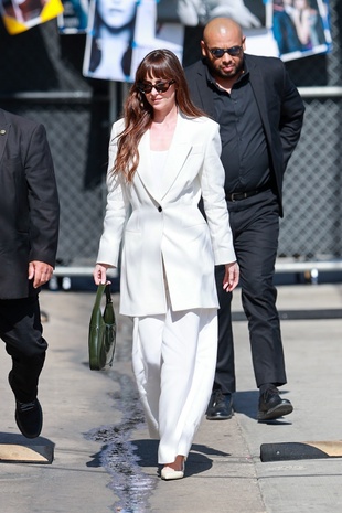 Dakota Johnson Arriving at Jimmy Kimmel Live June 19, 2024