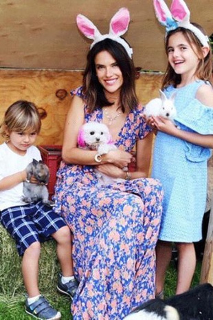 Alessandra Ambrosio Easter March 27, 2016