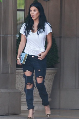 Kourtney Kardashian Beverly Hills July 17, 2015