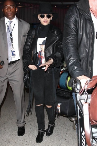 Rita Ora LAX Airport February 27, 2015