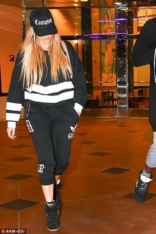 Khloe Kardashian Edwards Calabasas Cinema September 11, 2015