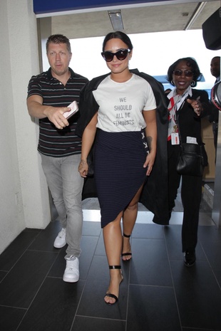 Demi Lovato Lax Airport June 30, 2017