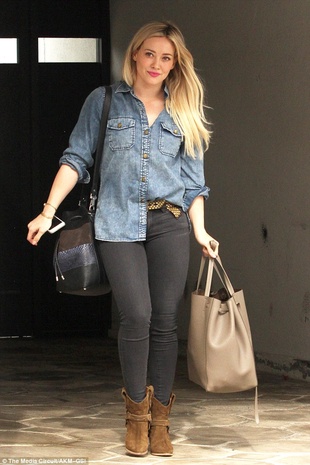 Hilary Duff Los Angeles on January 29, 2015