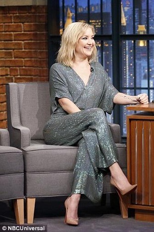 Kate Hudson Late Night with Seth Meyers January 26, 2016