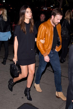 Lily Aldridge Kings of Leon Concert After-Party at Bowery Hotel October 12, 2016