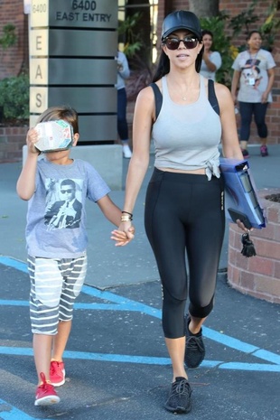 Kourtney Kardashian Woodland Hills October 13, 2015