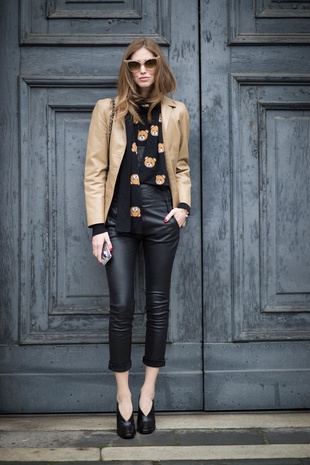 Chiara Ferragni Dsquared2 Fashion Show in Milan March 2, 2015