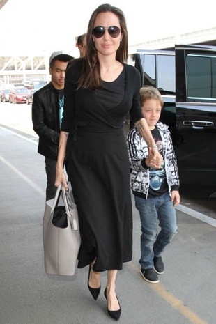 Angelina Jolie LAX Airport June 17, 2016