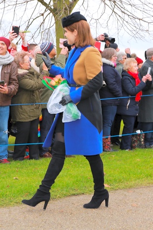 Princess Eugenie Christmas Service December 25, 2017