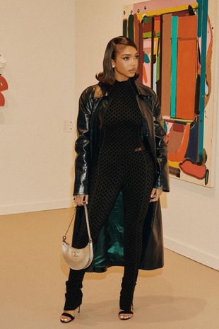 Lori Harvey Frieze Art Fair February 17, 2022