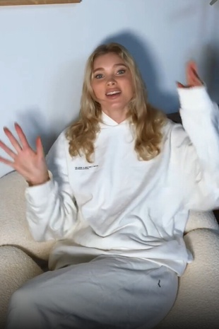 Elsa Hosk British Vogue Inside the Wardrobe June 19, 2020