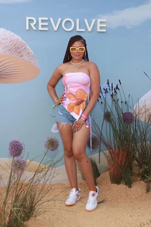 Storm Reid Revolve Festival During Coachella April 16, 2022