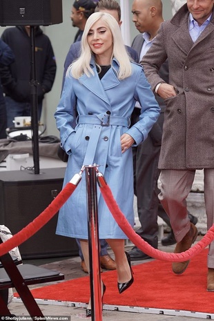 Lady Gaga Sam Elliott's Hollywood Star Unveiling January 7, 2019