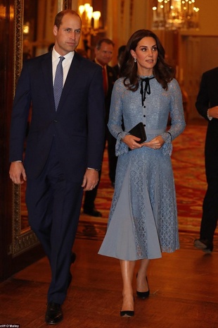 Kate Middleton Buckingham Palace October 10, 2017