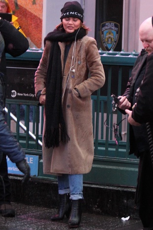 Chrissy Teigen Times Square December 31, 2018