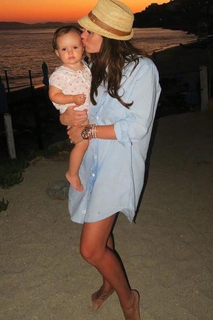 Tamara Ecclestone Mykonos July 19, 2015