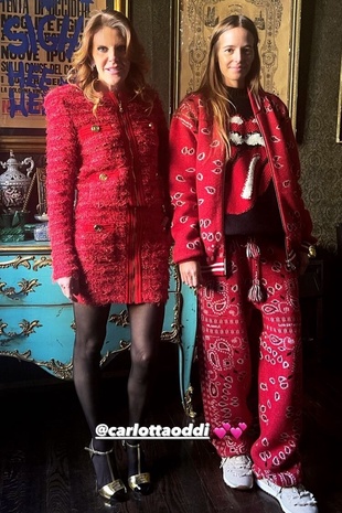 Anna Dello Russo Instagram Story February 21, 2022