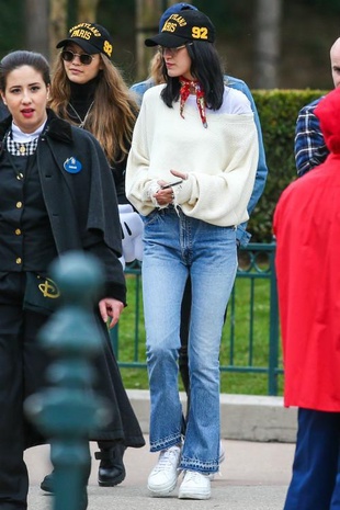 Bella Hadid Disneyland Paris February 26, 2017