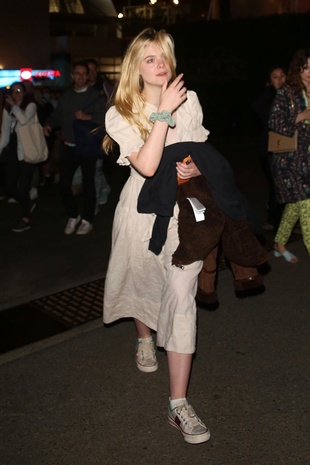 Elle Fanning Haim Concert in Los Angeles May 1, 2022