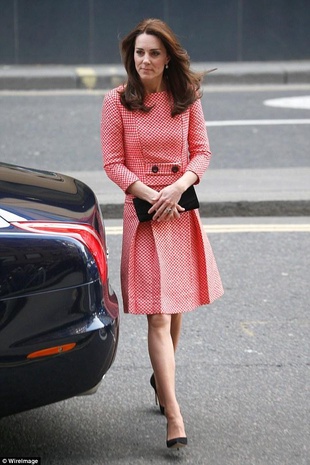 Kate Middleton Barbican in London March 11, 2016