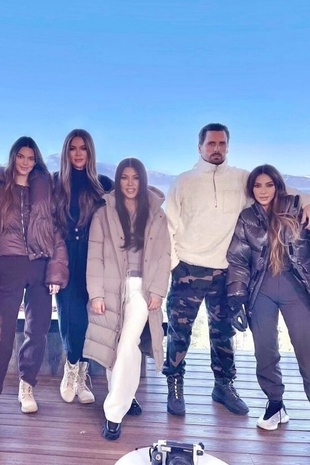 Kim Kardashian West and Her Family on Instagram December 23, 2020