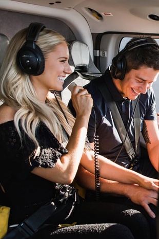 Lauren Burnham Helicopter Ride in Hawaii January 9, 2019