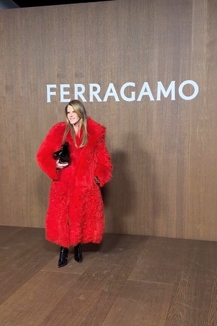 Anna Dello Russo Ferragamo Show February 24, 2024