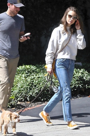 Lily Collins Los Angeles April 10, 2021