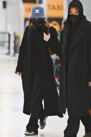 Kaia Gerber JFK Airport February 15, 2022