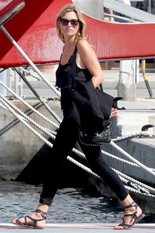 Kate Moss Formentura, Spain August 29, 2014