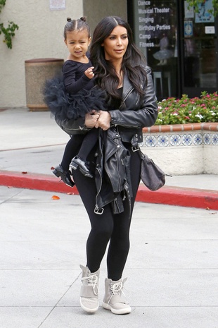 Kim Kardashian West Taking North to Ballet Class May 21, 2015