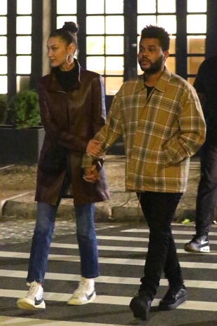 Bella Hadid With the Weeknd October 10, 2018