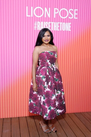 Mindy Kaling Lion Pose Launch August 1, 2023