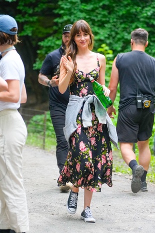 Dakota Johnson Materialists Set in New York City June 3, 2024