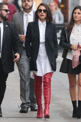 Mila Kunis Arrives To Jimmy Kimmel October 30, 2017